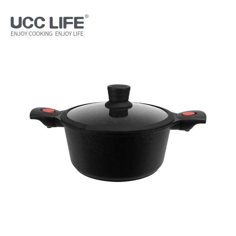 New Design Detachable Handle Nonstick Cookware Sets Removable Handle Frying Pan sauce pot