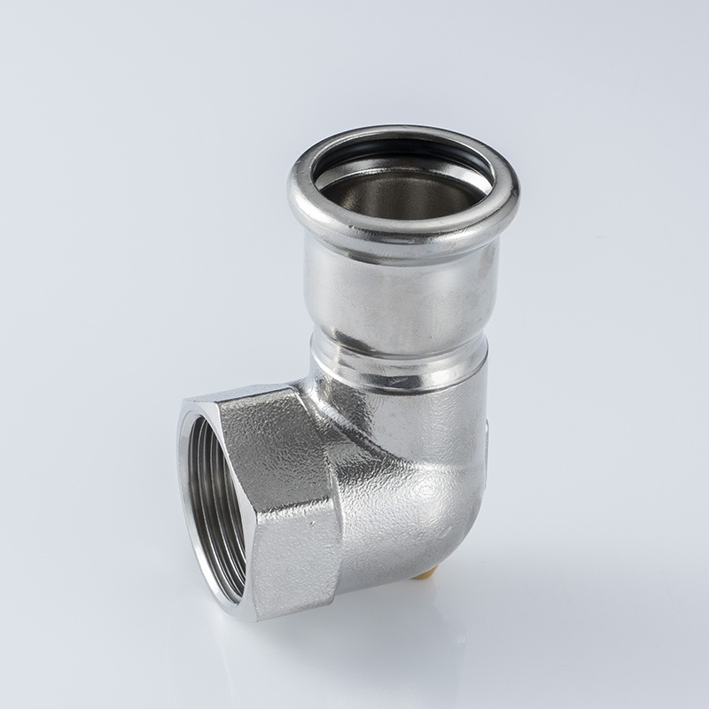 Wholesale sales SS304/316L 90 Degree Elbow m press stainless steel fittings elbows