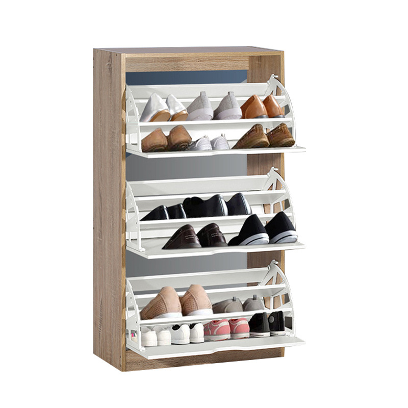 Living Room Dustproof Shoe Cabinet Large Size Shoes Shelf Space Saving Shoe Rack