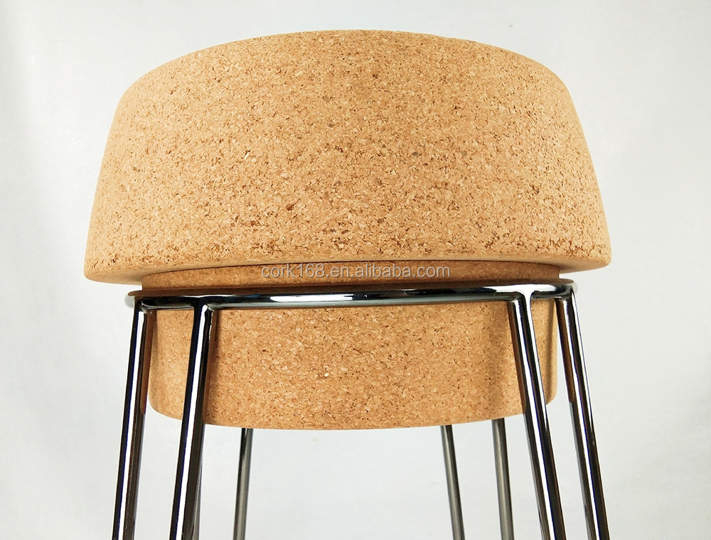 Luxury Bar Stools Morden Unique Stool Chair Accept OEM Eco-friendly Cork Stool for Wholesale