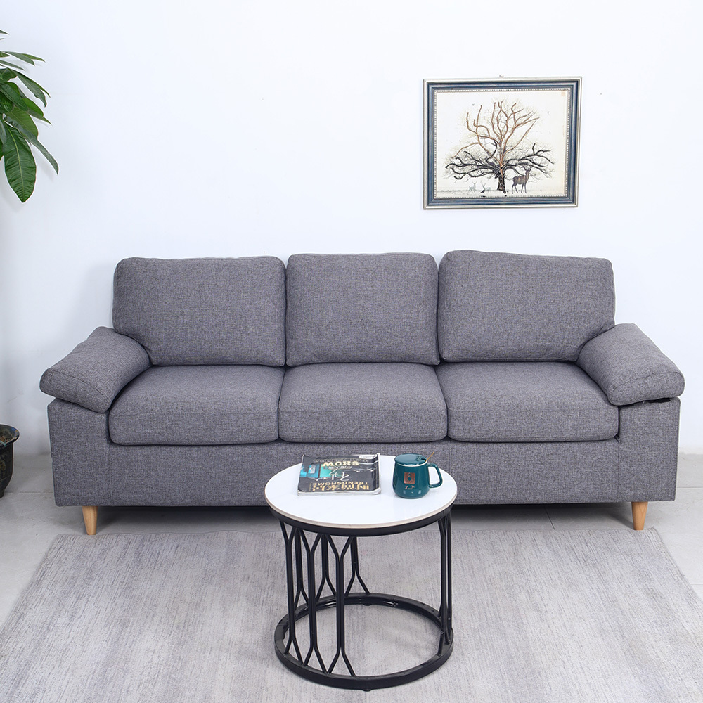 Modern Furniture Sofa Bed Set 3 Seater Living Room Furniture Designs Factory Provided Living Room Sofas/fabric Wood 10 PCS LUFAN