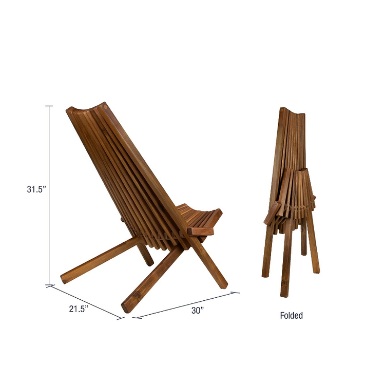 Wholesale Supply Furniture Supplier Outdoor Garden Wood Chair Folding  Stool Garden Chair