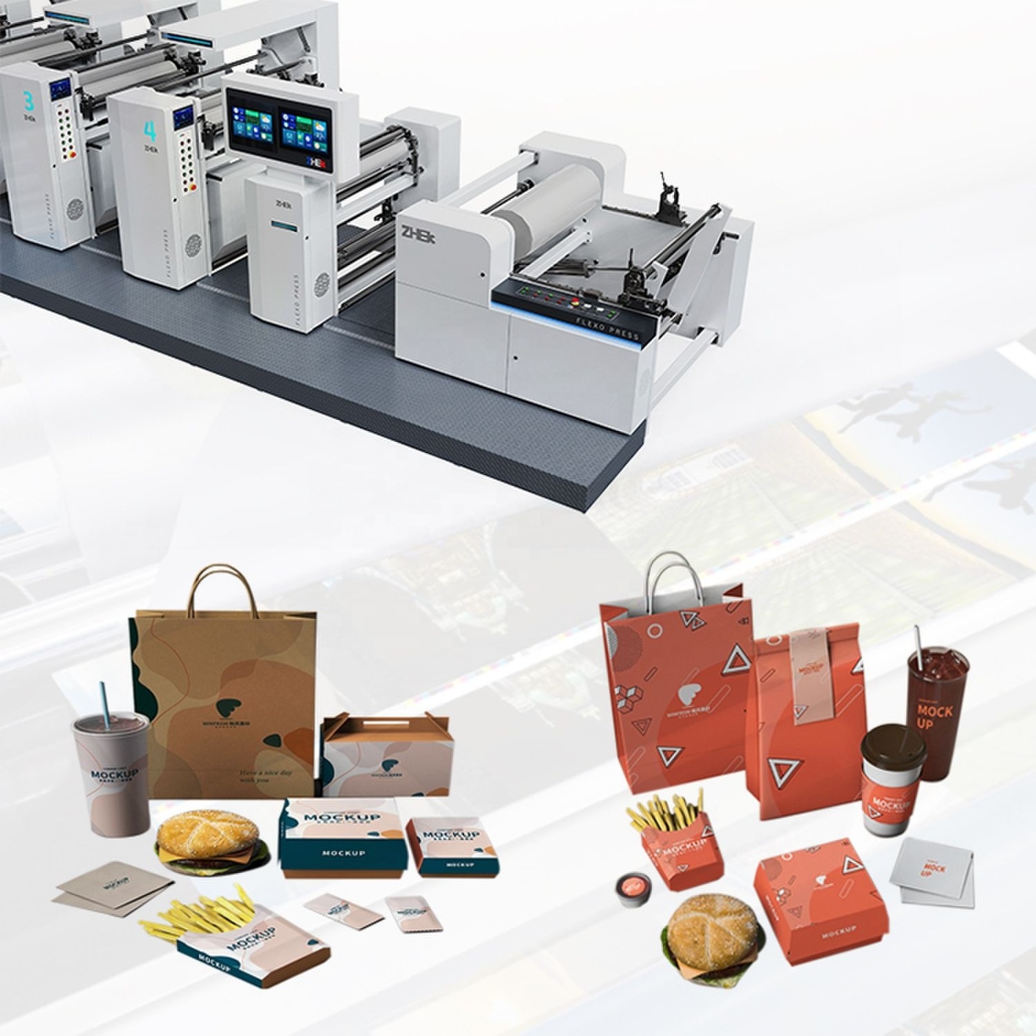 Printing Machine on paper bag