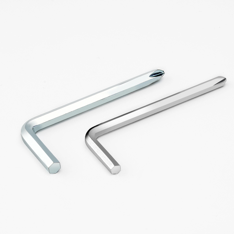 High quality L type Two-way Allen key wrench with Phillips head screwdriver