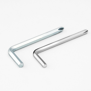 High quality L type Two-way Allen key wrench with Phillips head screwdriver