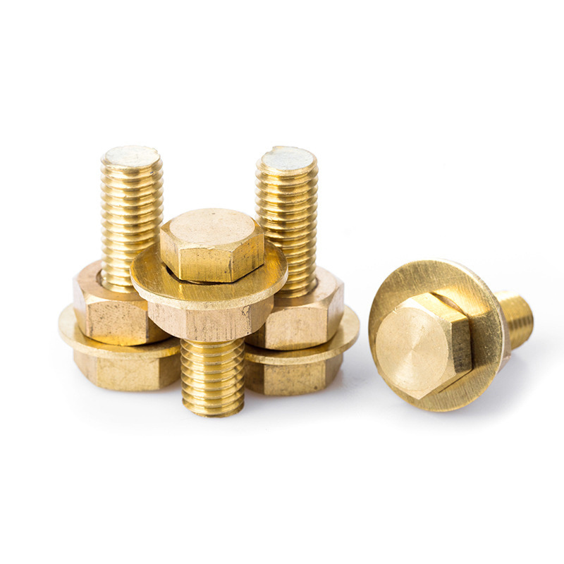 DIN 933 Brass Hex Bolt With Nut and Washers