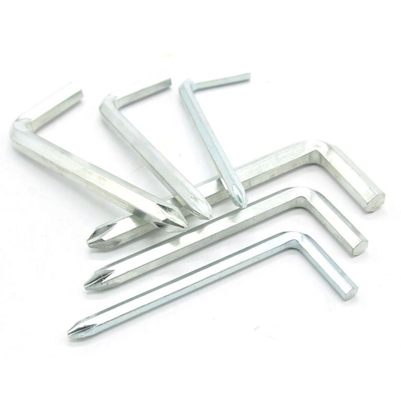 High quality L type Two-way Allen key wrench with Phillips head screwdriver