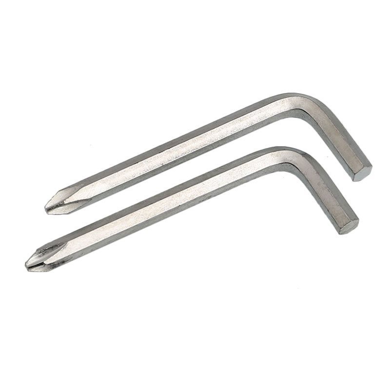 High quality L type Two-way Allen key wrench with Phillips head screwdriver