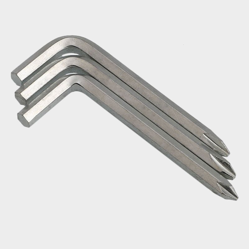 High quality L type Two-way Allen key wrench with Phillips head screwdriver