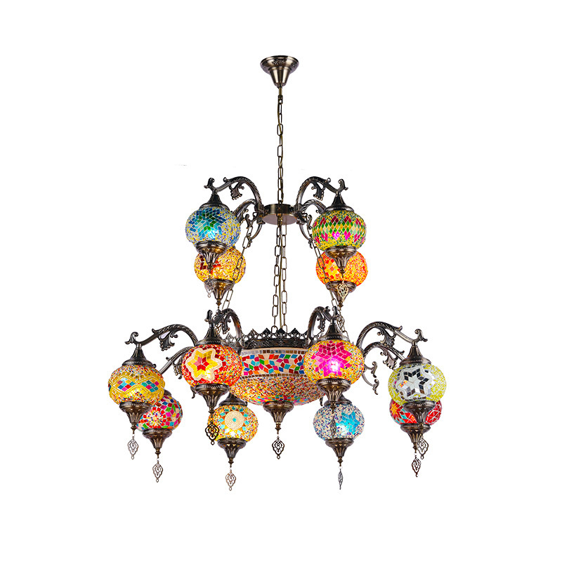 Turkish style Handmade Mosaic chandelier