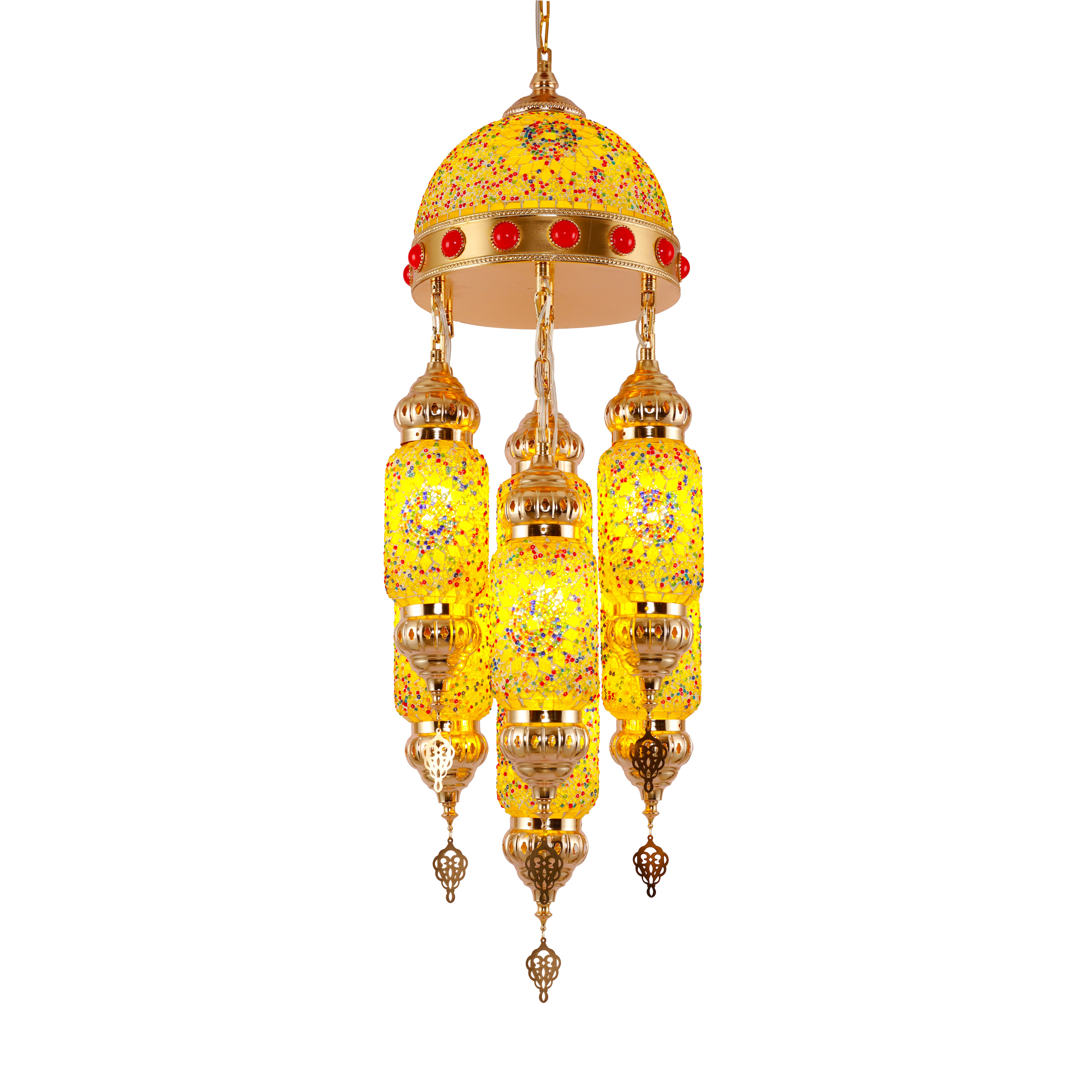 New design Turkish style Bohemian style  Handmade Mosaic customized  Chandelier