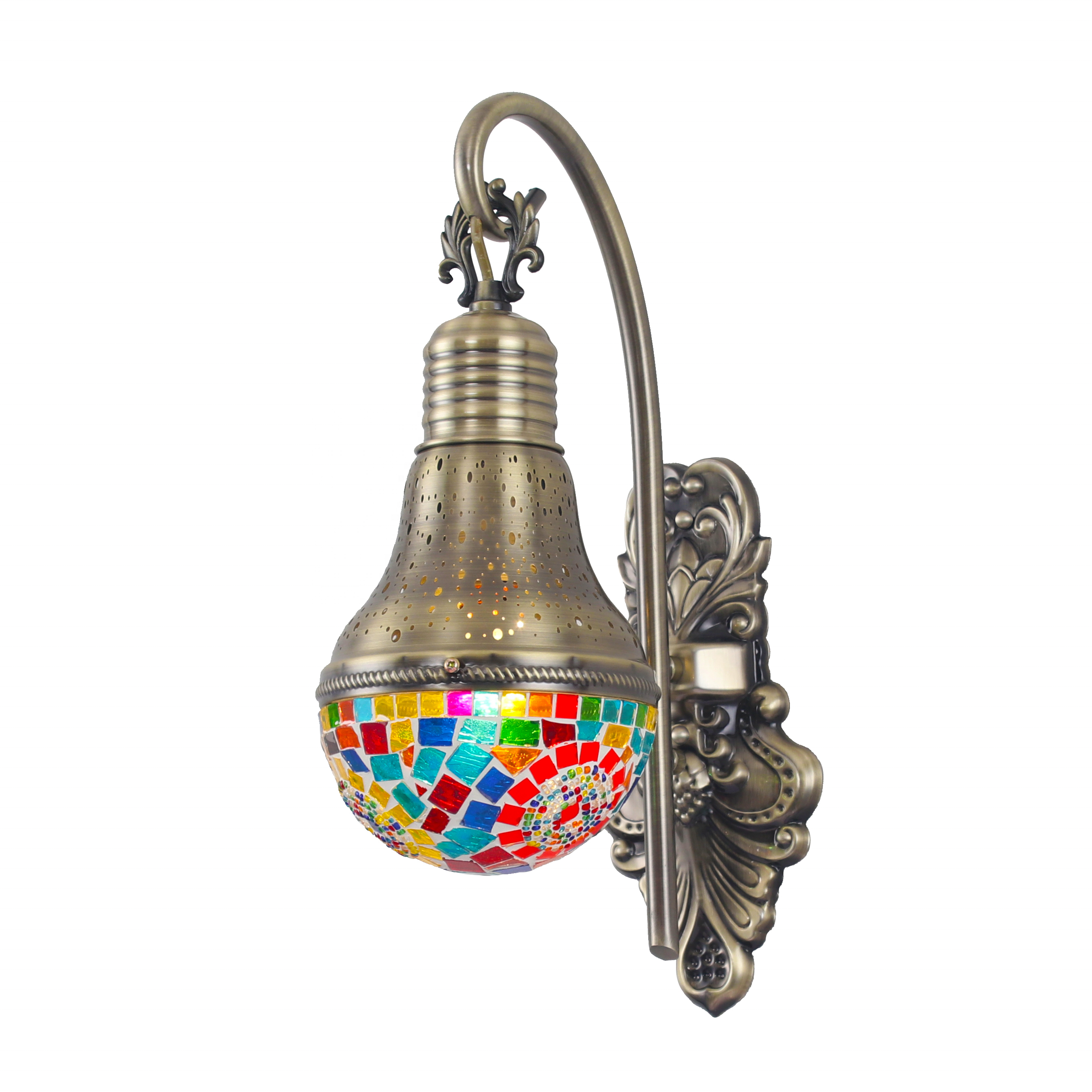 Syadi lighting New design Turkish style Bohemian style  Handmade Mosaic decoration Wall lamp