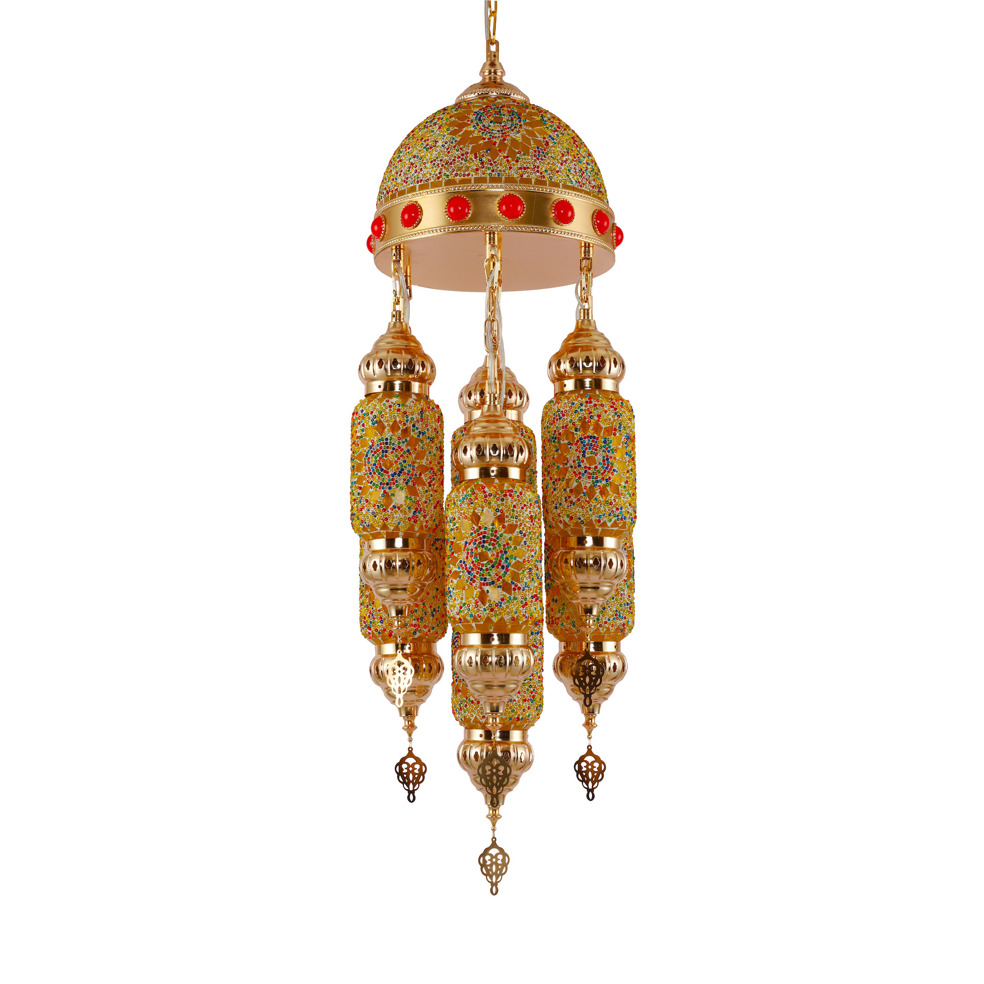 New design Turkish style Bohemian style  Handmade Mosaic customized  Chandelier