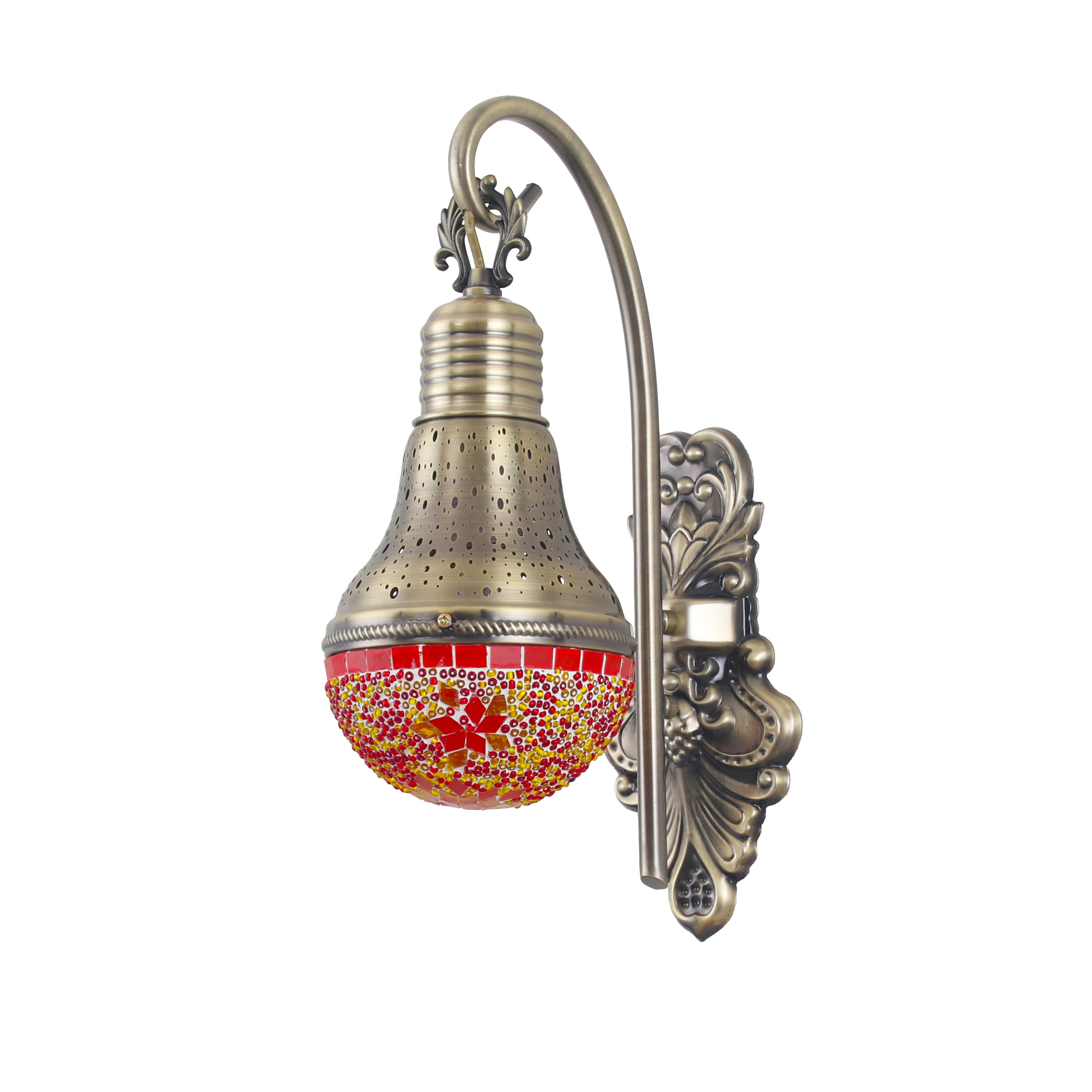 Syadi lighting New design Turkish style Bohemian style  Handmade Mosaic decoration Wall lamp