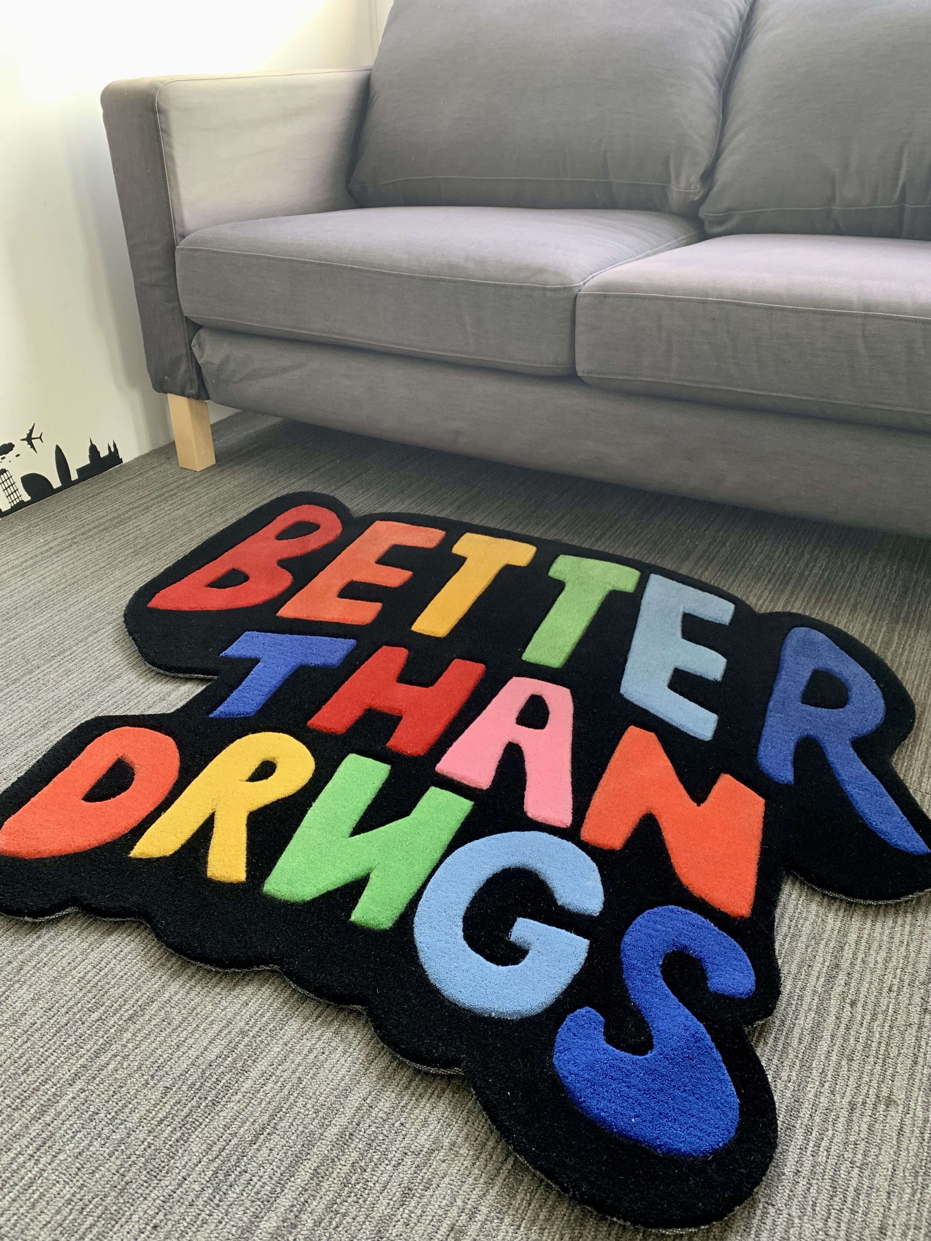 Custom Pocket Money Man Designer Rugs For Your Home Living Room Carpet Luxury Handmade Carpet