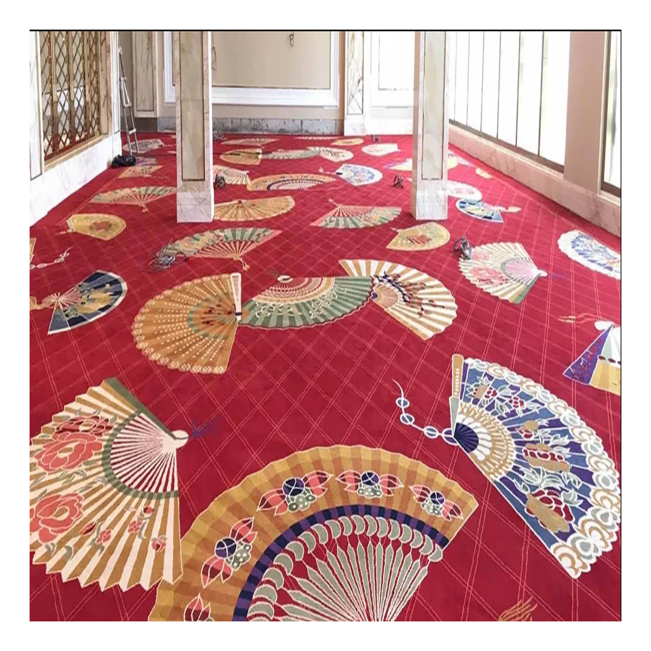 Customized design pattern heavy traffic use commercial Latest cheap casino patterned axminster carpet