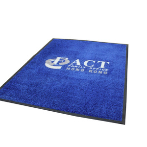 2020 Custom Print Outdoor Non Slip Rubber Logo Floor Mat Manufacturer mats