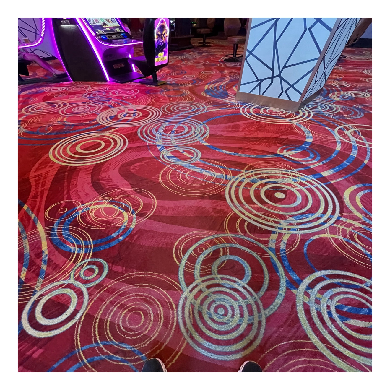 Casino carpet luxury fireproof casino carpet nylon or polyester printed hotel wall to wall carpet