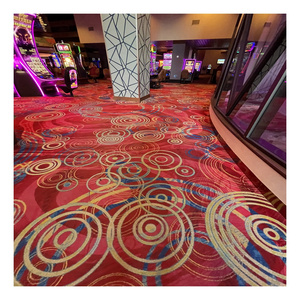 Casino carpet luxury fireproof casino carpet nylon or polyester printed hotel wall to wall carpet