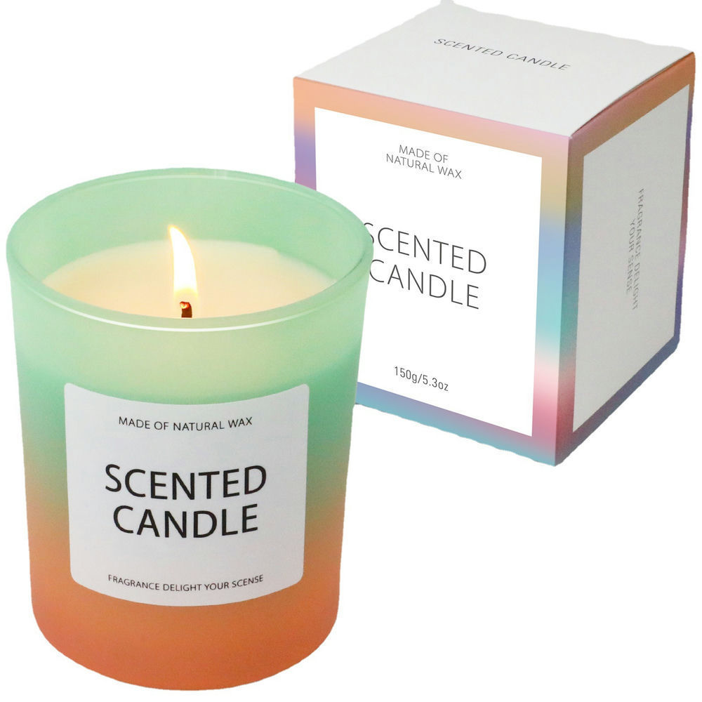 Long Lasting Incense Romantic Fragrance Aromatherapy Scented Candle Smokeless Soy Wax Candle