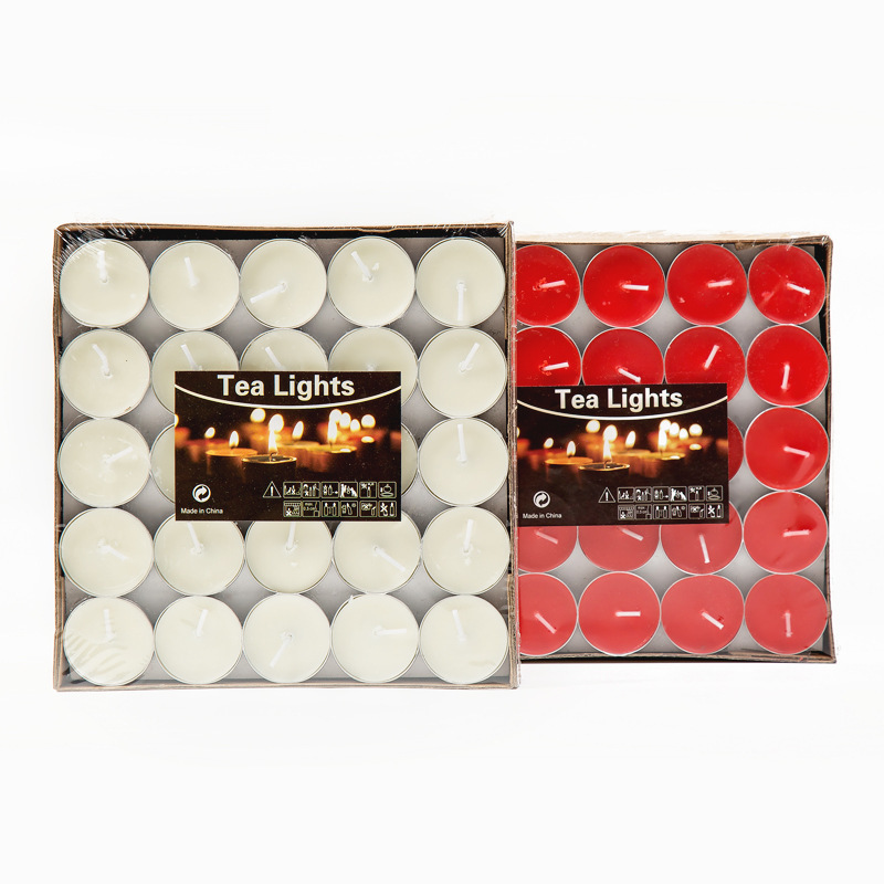 8 Hours Scented White Cheap Mini Paraffin Wax Tealight Candle