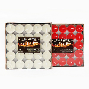 8 Hours Scented White Cheap Mini Paraffin Wax Tealight Candle