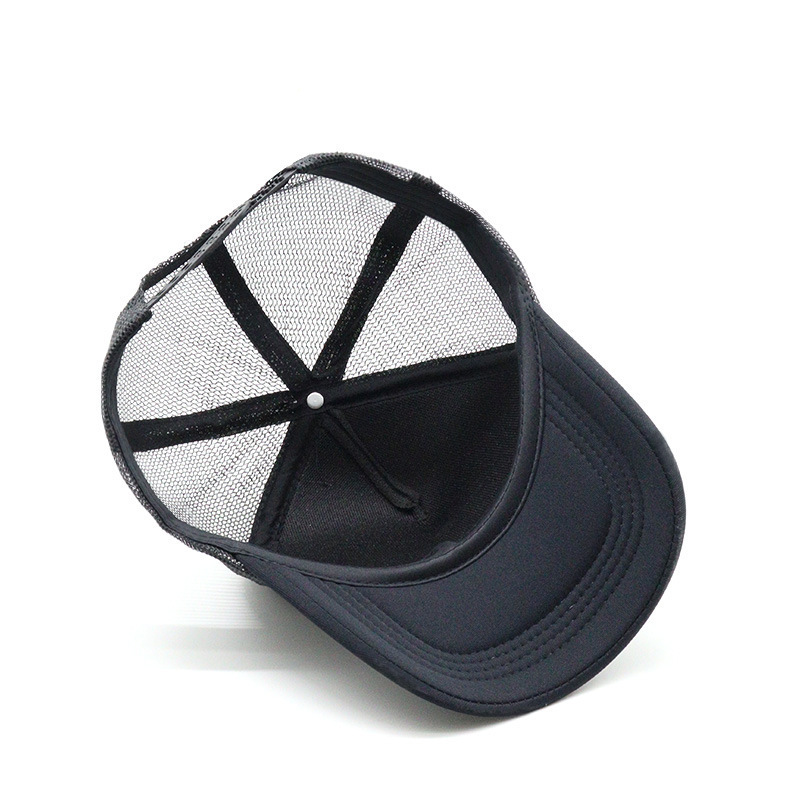 Wholesale Bulk Custom 5-Panel Cotton Polyester Embroidered Printing Sport Trucker Cap with Rope, Blank Foam Trucker Hat