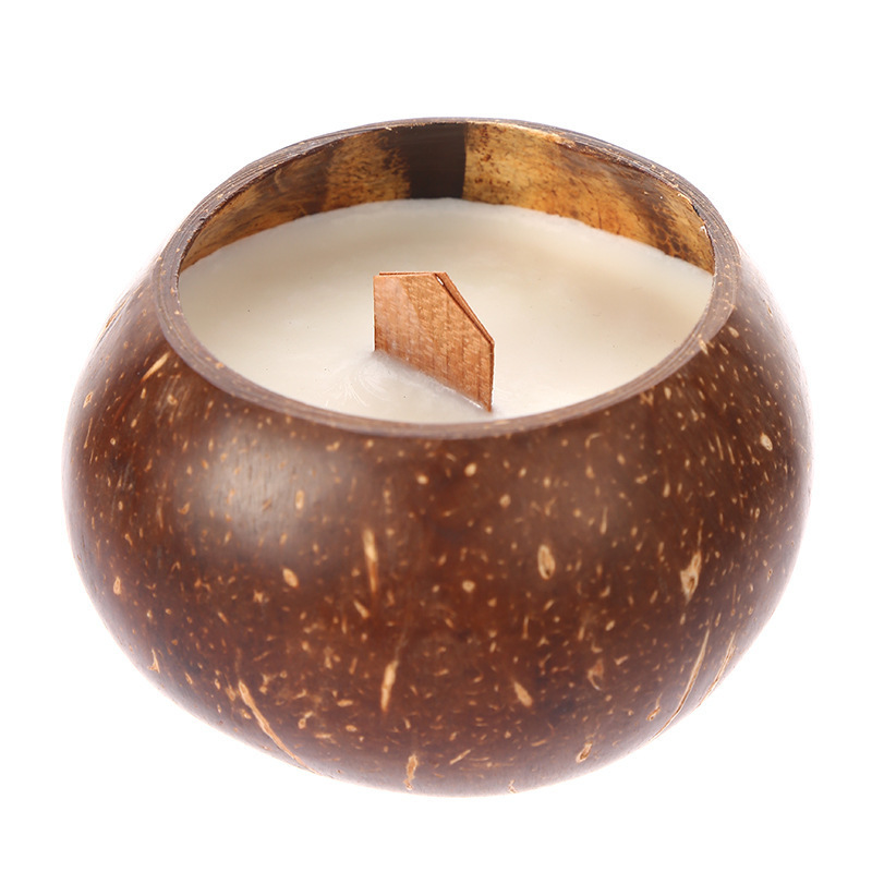 bougies Kerzen aromatica velas Supplies luxury novelty aroma aromatherapy coconut shell candles & home fragrance scented candles