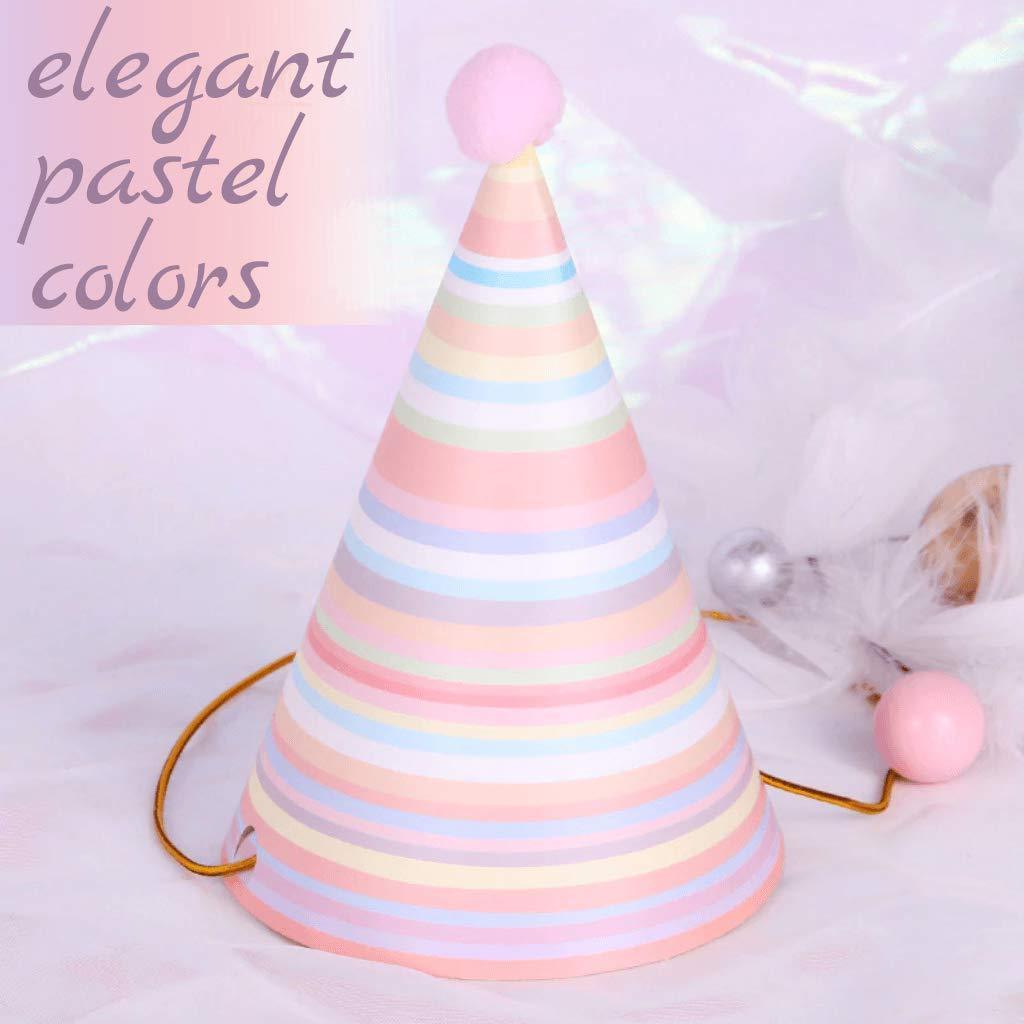 Factory Wholesale Birthday Paper Hats Cheap Custom Happy Birthday Cone Party Hats Kids Party Decoration Supplies