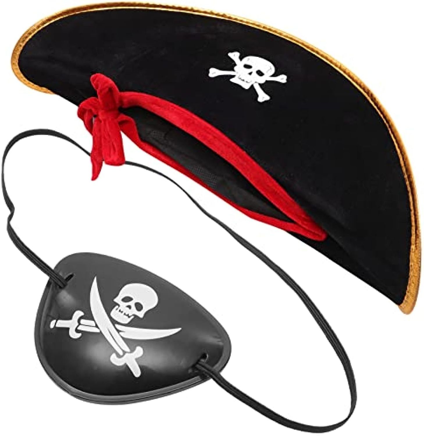 Custom Wholesale Pirate Hat and Eyepatch Set