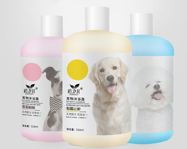 Pet shower gel 510ml Cat shampoo Decontamination and Perfumed Bath Product Dog shower gel