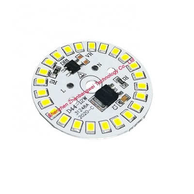 ZBW Customized 9V to 220V square led rgb pcb board Pcba Assembly,220V round 2835 smd Aluminum led pcb board,12v led pcb