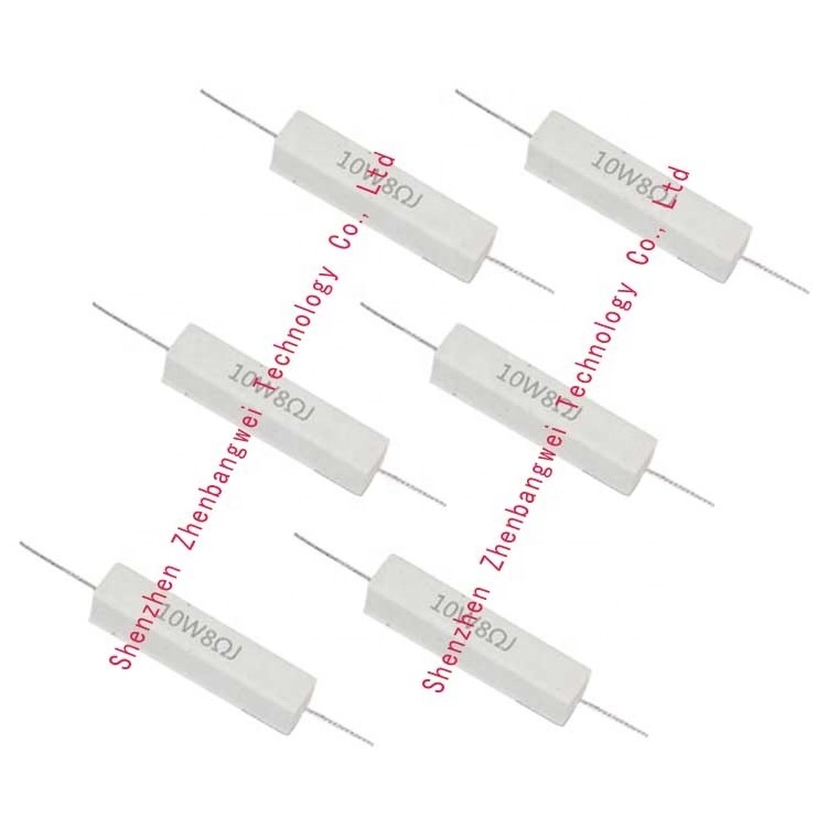 10 watt 0.1 ohm to1k ohm cement resistor 10w,10w ceramic resistor,cement resistor 10w5r1j