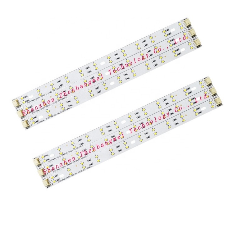 ZBW Customized 9V to 220V square led rgb pcb board Pcba Assembly,220V round 2835 smd Aluminum led pcb board,12v led pcb