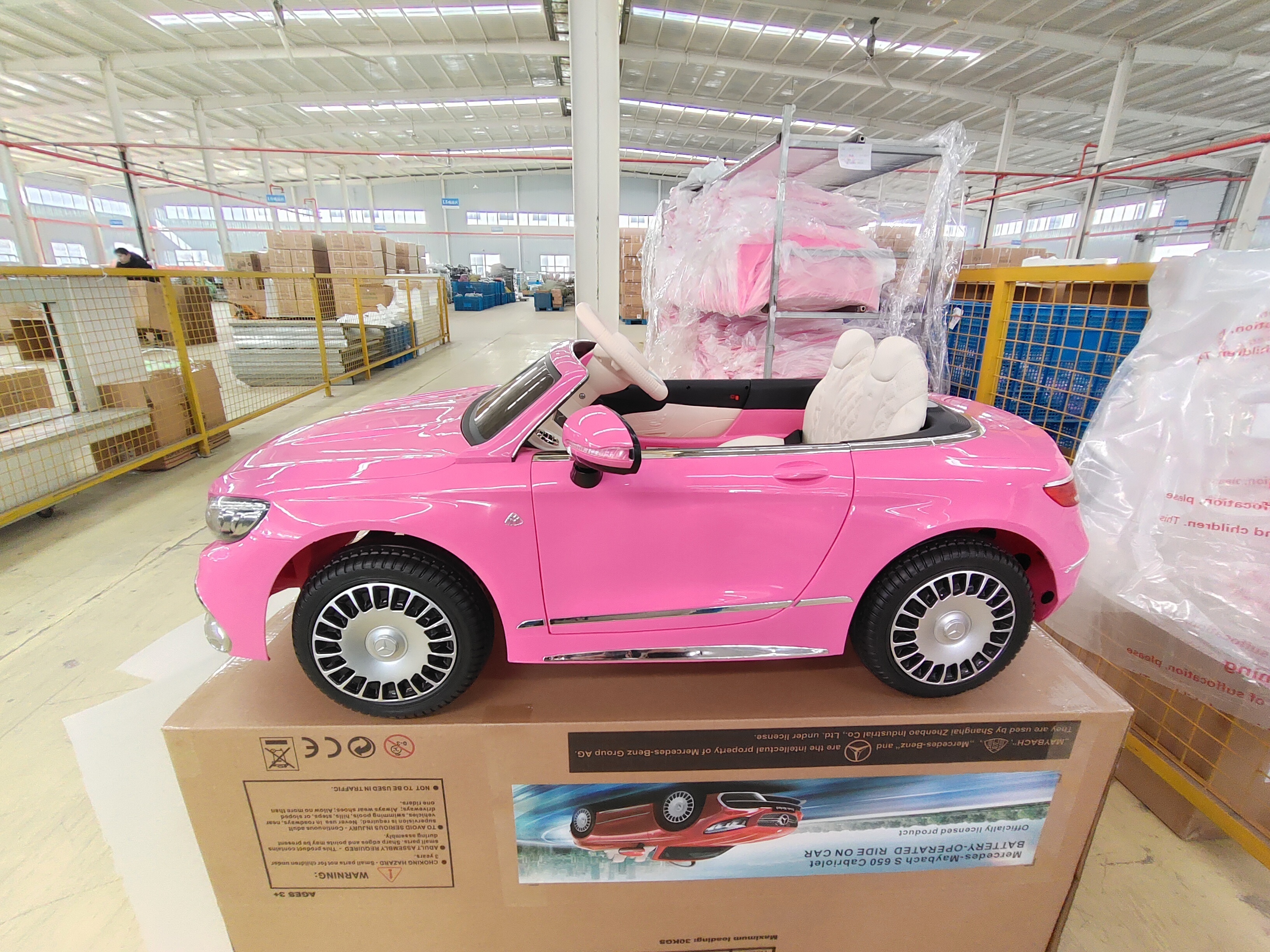 Mercedes China factory kids electric children ride on car for 3-7 years old with remote control