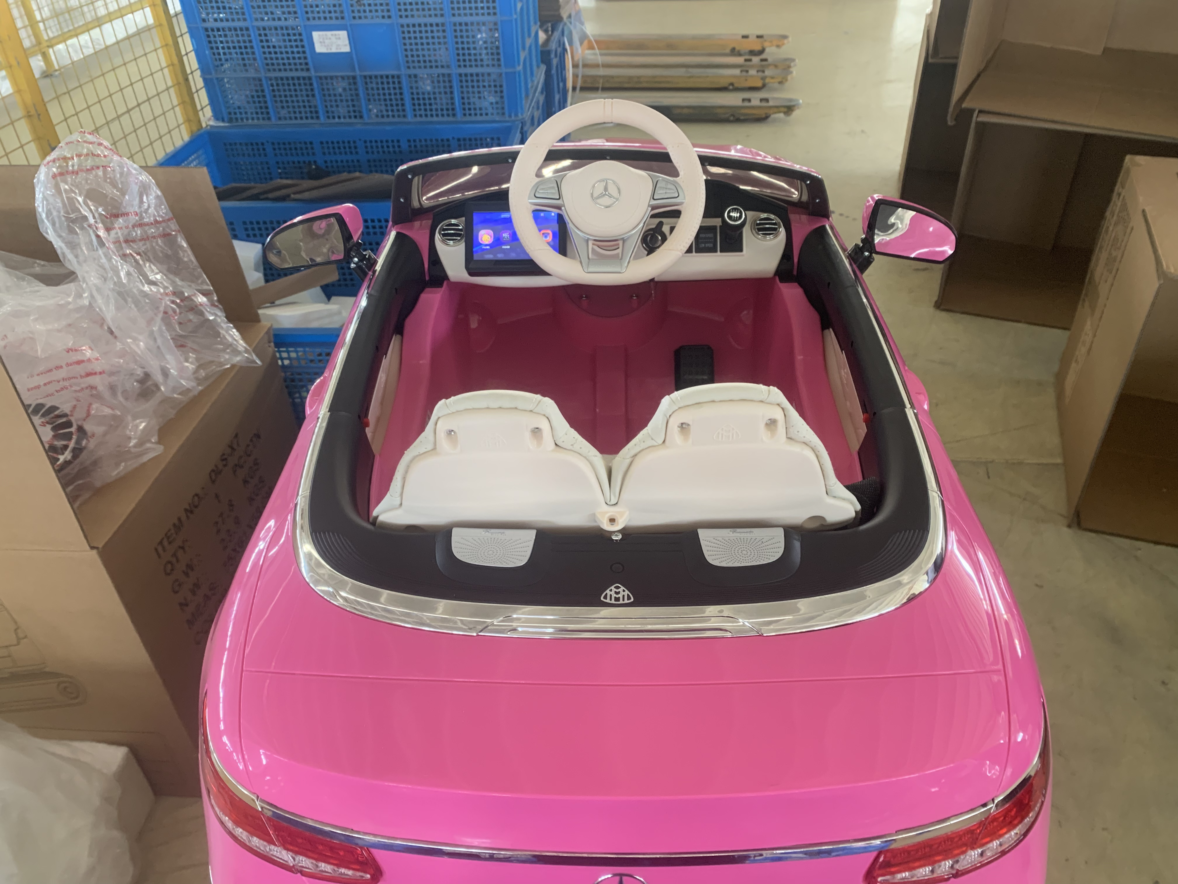 Mercedes China factory kids electric children ride on car for 3-7 years old with remote control