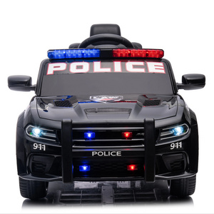 CE Dodge Police Car Ride on 12V  electric cars for kids  Ride on Toys Car with Remote Control Siren