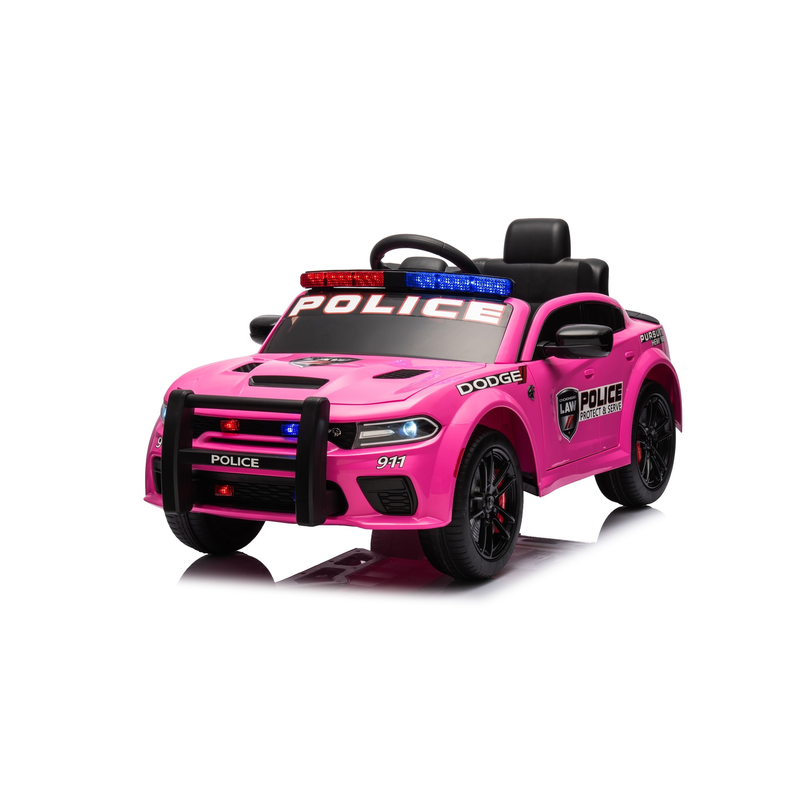 factory directly wholesale Big Toy Car 12V 7AH kid electric car toy kids ride on Cop car Dodge hellcat charger police pursuit