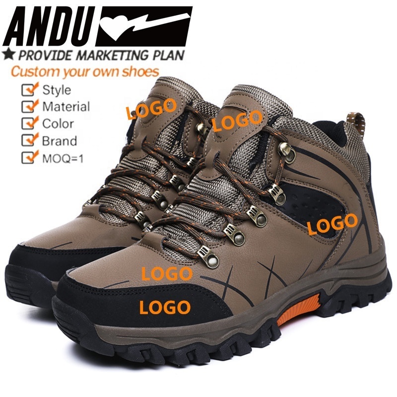 Size 47 Men Boots High Top Hiking Shoes Trekking Outdoor Waterproof Hiking Boots Hunting Sport Camping Climbing Mountain Shoes