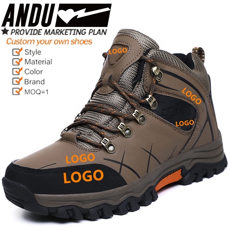 Size 47 Men Boots High Top Hiking Shoes Trekking Outdoor Waterproof Hiking Boots Hunting Sport Camping Climbing Mountain Shoes