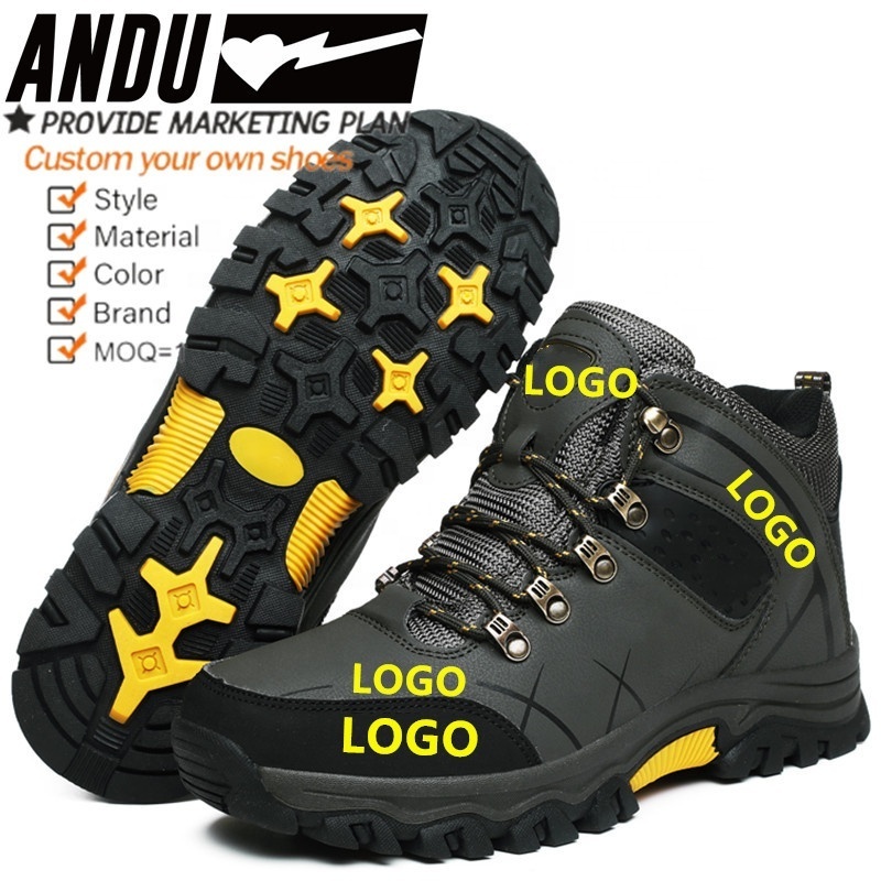 Size 47 Men Boots High Top Hiking Shoes Trekking Outdoor Waterproof Hiking Boots Hunting Sport Camping Climbing Mountain Shoes