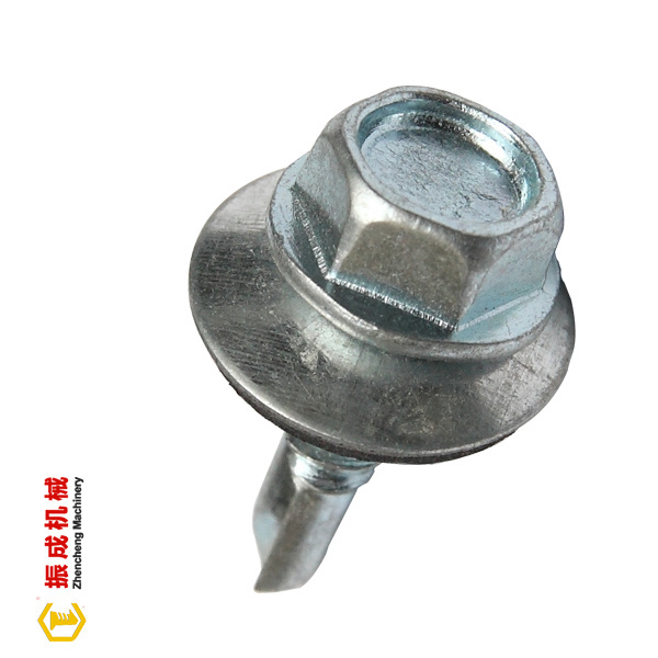 Carbon steel Hex washer head self tapping screw and self drilling screw with washer/good quality / good price