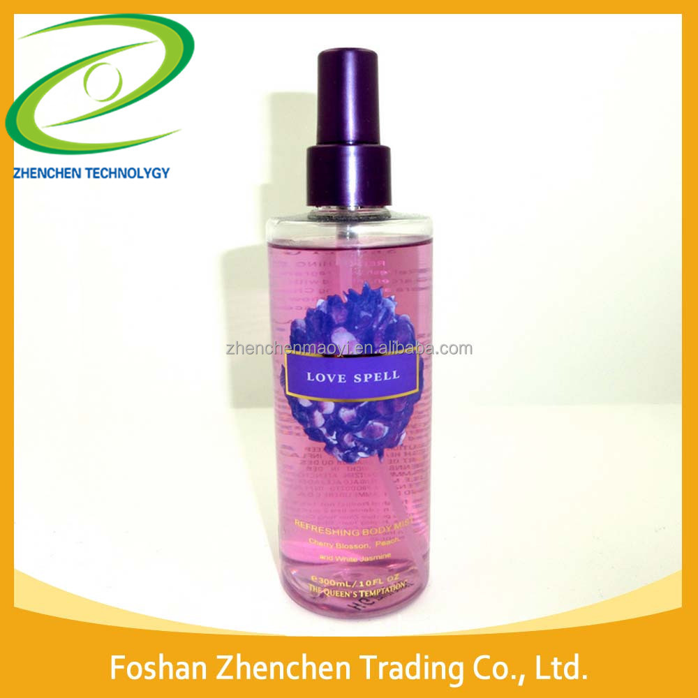 Manufacturer Wholesale Deodorant Long-Lasting Body Mist 300Ml Body Spray Perfume 10 Different Floral Fragrance Optional Perfume