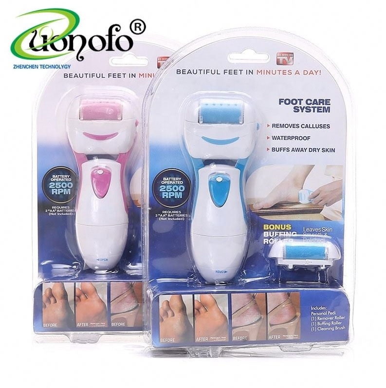 Portable battery automatic electric foot care grinder callus remover for foot heel skin