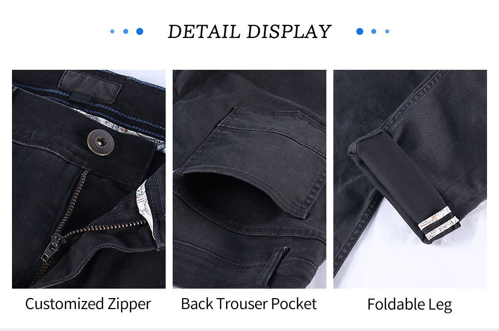 New Arrivals Zipper Fly Straight Jeans Men Wholesale Men'S Denim Pants Mens Jeans In Bulk