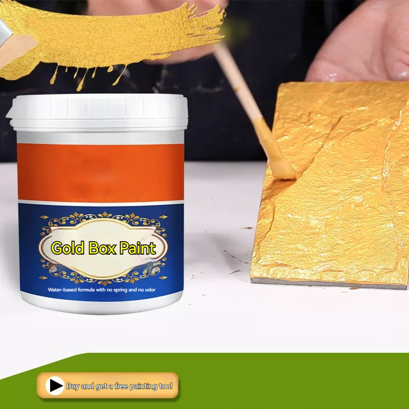 Wholesale  High quality performance various Gold Paint for  Metal Ceiling or Plaster Products