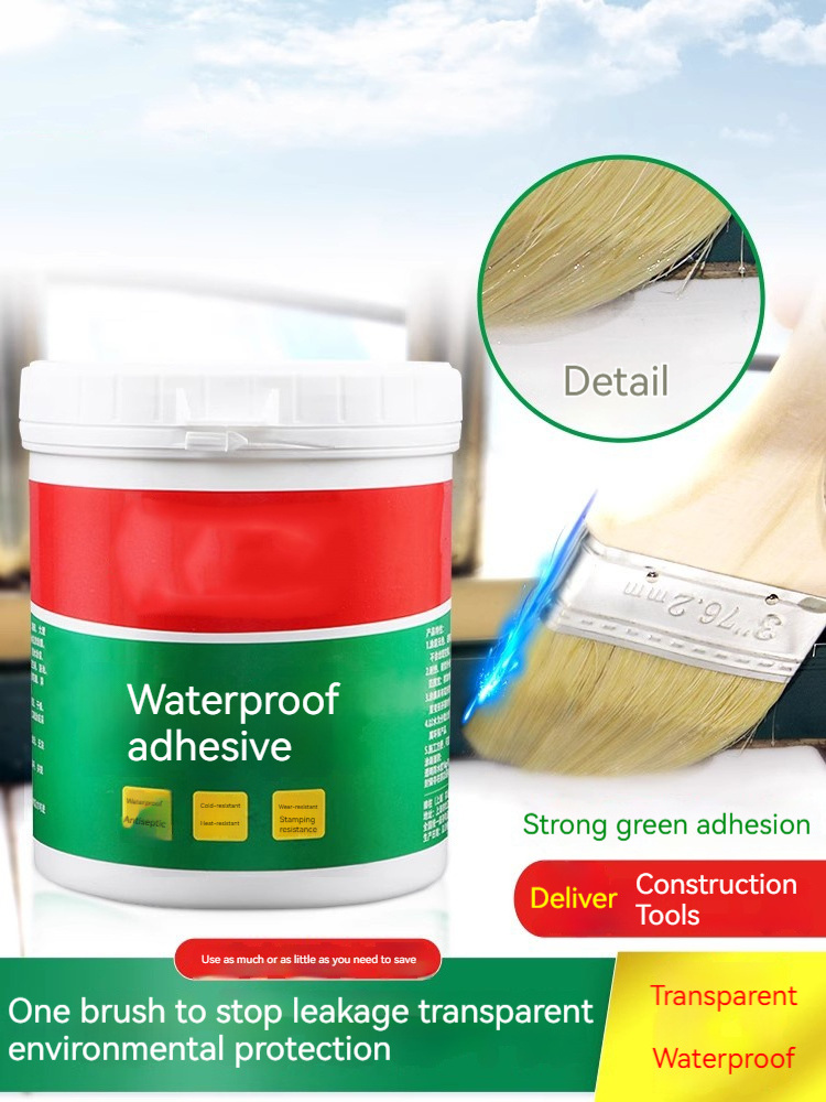 Cold and heat resistant Transparent waterproof glue roof crack plugging bathroom waterproof glue