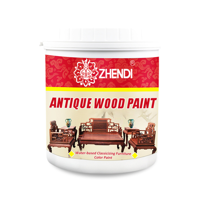 ZHENDI Water Paint  Mahogany Antique Wood Paint Old Wood Grain Paint