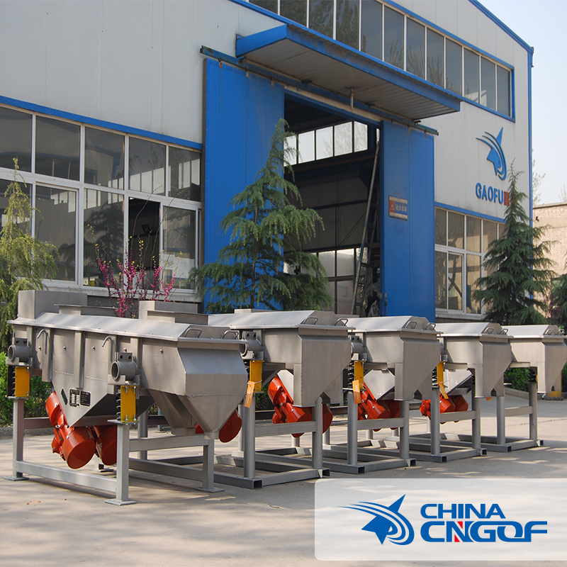 Industrial automatic linear vibratory sieve topsoil screener machine for sale