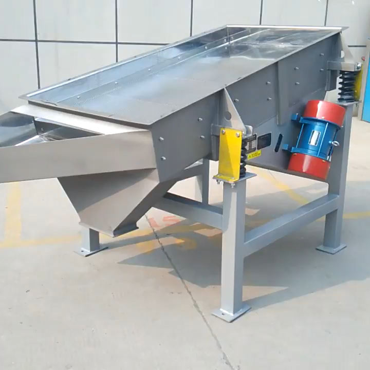 Industrial automatic linear vibratory sieve topsoil screener machine for sale